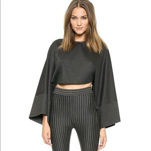 Torn by Ronny Kobo Adil Ponte Crop Top